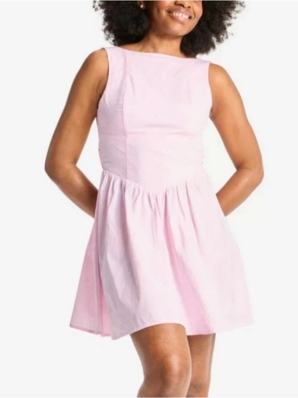 Target Pink Sleeveless Mini Dress